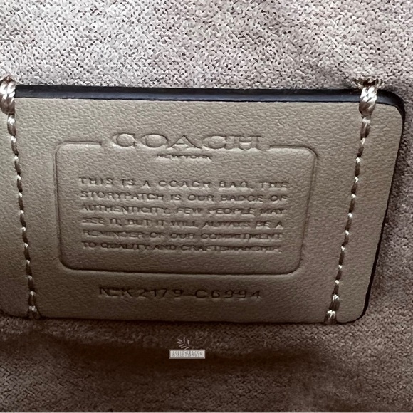 Coach Mini Pepper Crossbody Handbag In Colorblock Red Multi - Picture 9 of 11